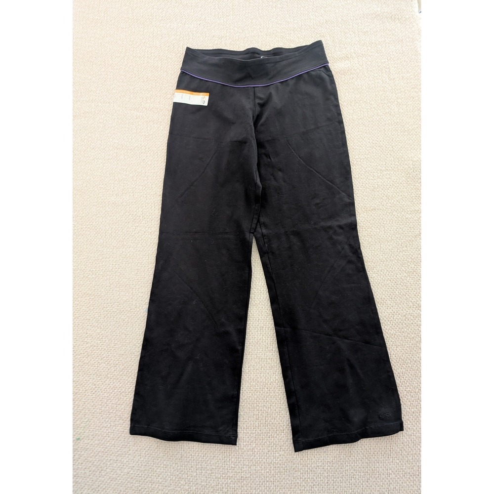 C9 by Champion Womens Small Black Duo Dry Stretch Yoga Pants Low Rise Short